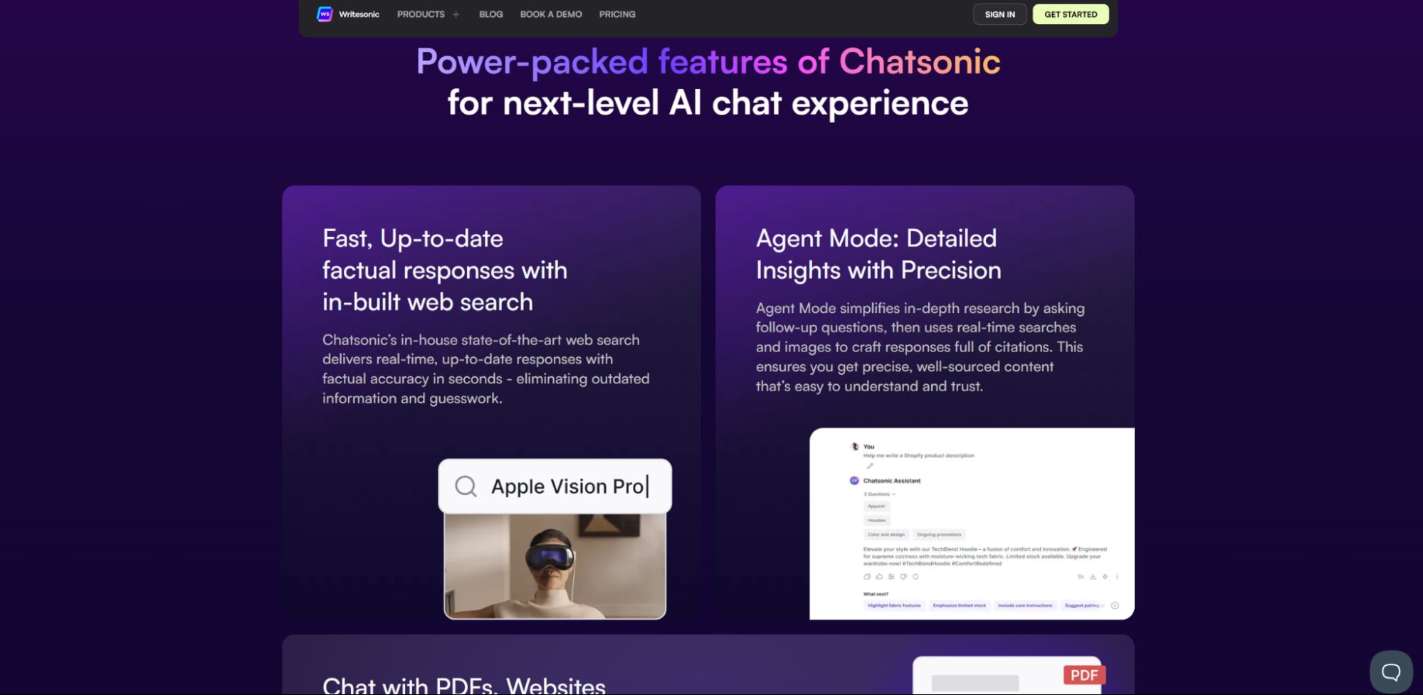 مميزات تطبيق Chatsonic
