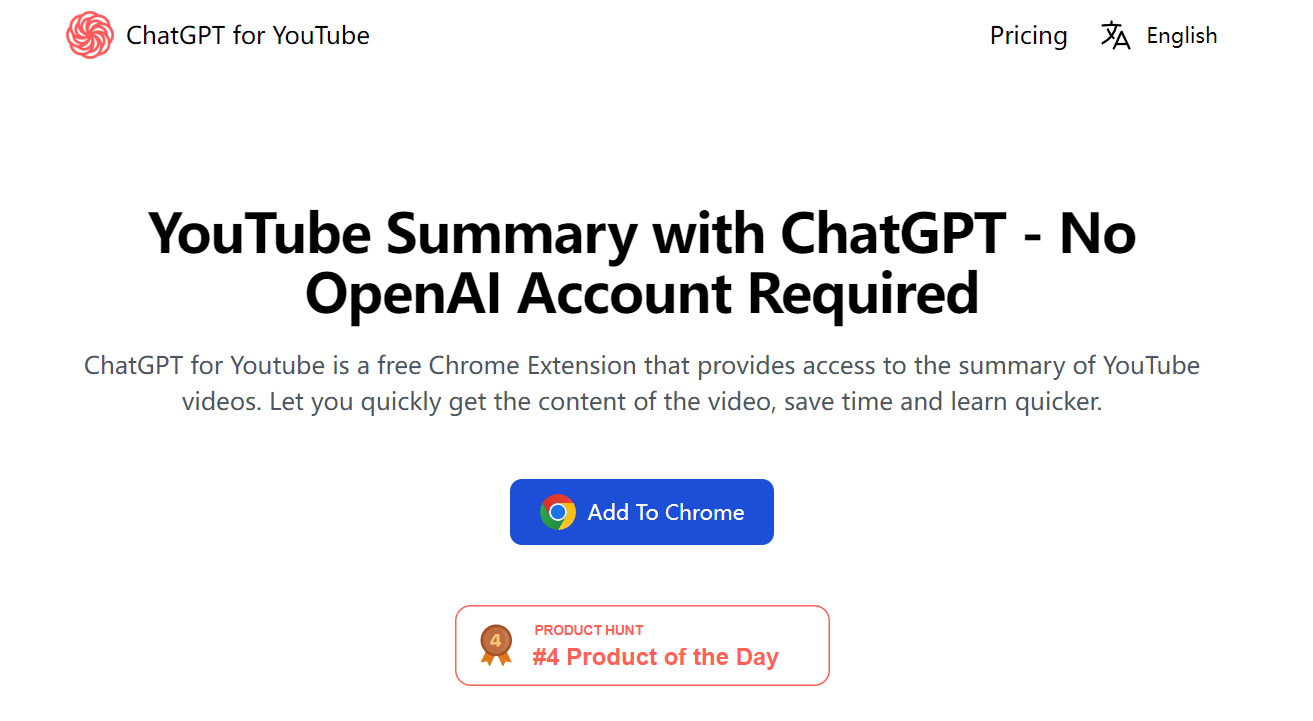 chatgpt ile youtube özeti